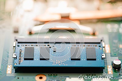 Ram so-dimm ddr4 memory module Stock Photo