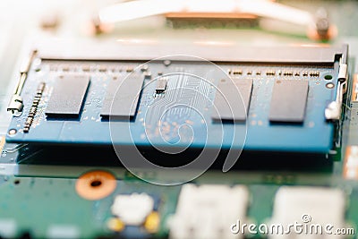 Ram so-dimm ddr4 memory module Stock Photo