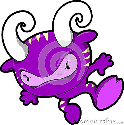 Ram Goat Ninja Vector Vector Illustration