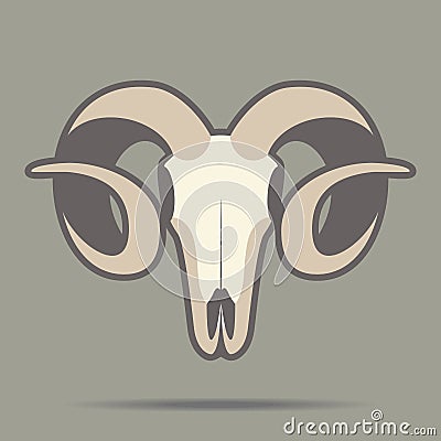 Ram head mascot Vector Illustration