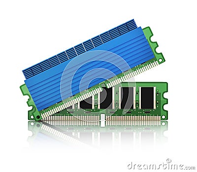 RAM random access memory Stock Photo