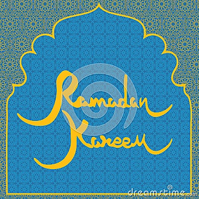 Ramadan card Vector Illustration