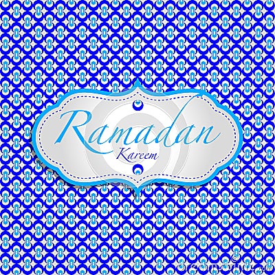 ramadan kareem, ramadan feast greeting card vector illustration Vector Illustration