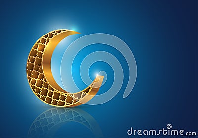 Ramadan Crescent Vector Illustration