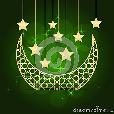 Ramadan greeting card Vector Illustration