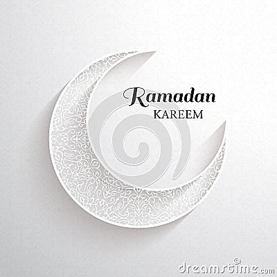 Ramadan greetings card Vector Illustration