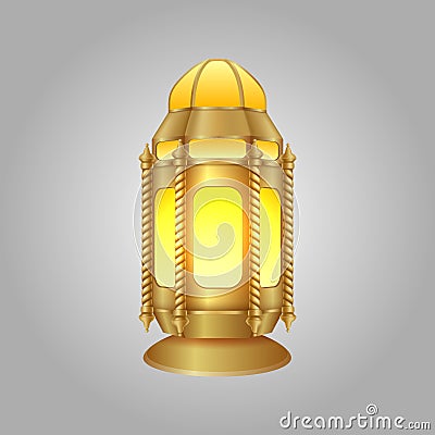 Ramadan Kareem arabic lantern Vector Illustration