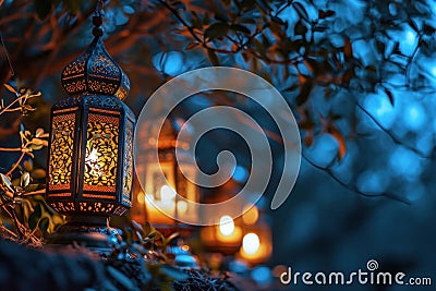 Ramadan Kareem background banner. Stock Photo