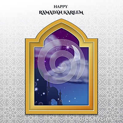 Ramadan Kareem Background Vector Illustration