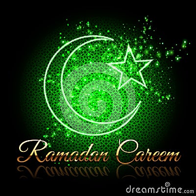 Ramadan Kareem beautiful greeting card Stock Photo