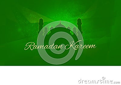 Ramadan Kareem Card Stock Photo