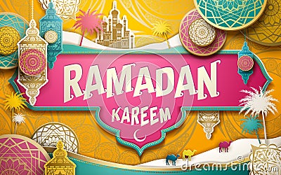 Ramadan Kareem illustration Vector Illustration