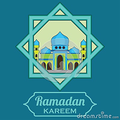 Ramadan kareem / mubarak, happy ramadan greeting design for Muslims holy month, vector illustration Vector Illustration