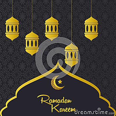 Ramadan Kareem season Background Vector Vector Illustration