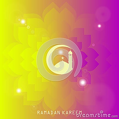 Ramadan Kareem Wallpaper design vector Stock Photo