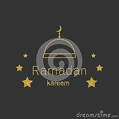 Ramadan Kerim. Vector Illustration