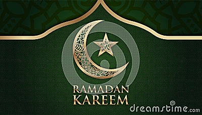 Ramadan sale background template Vector Illustration