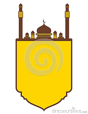 Ramadan themed islamic banner Vector Illustration