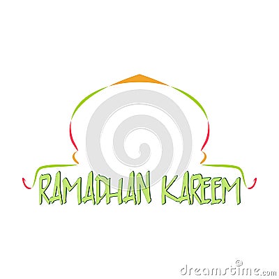 Ramadhan kareem tape Stock Photo