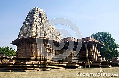 Ramappa Temple, Palampet, Warangal, Telangana, India. Stock Photo
