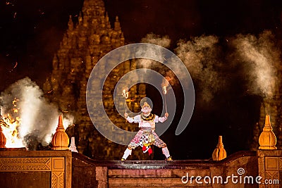 Ramayana Ballet performer Editorial Stock Photo