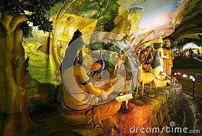 Ramayana Cave Stock Photo