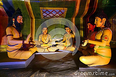 Ramayana Cave Stock Photo