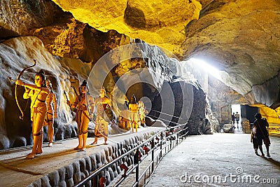 Ramayana Cave Stock Photo