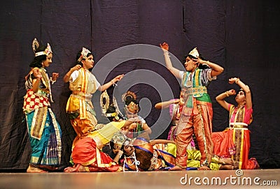 Ramayana dance ballet Editorial Stock Photo