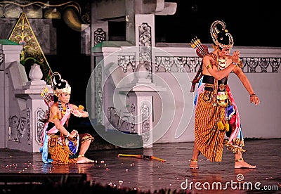 The Ramayana dance performance Editorial Stock Photo