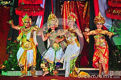 Ramayana Dance. Editorial Stock Photo