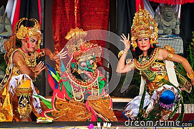 Ramayana Dance. Editorial Stock Photo