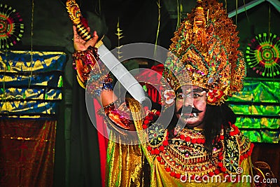 Ramayana Dance. Editorial Stock Photo