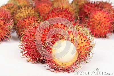 Rambutan Stock Photo