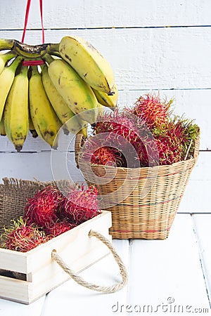 Rambutan Stock Photo