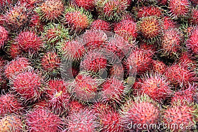Rambutan fruit Stock Photo