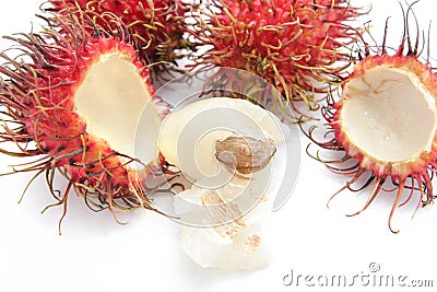 Rambutan fruit Stock Photo