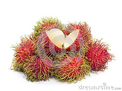 Rambutan Stock Photo