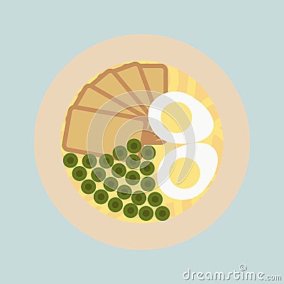 Ramen Vector Illustration