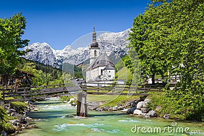 Ramsau, Berchtesgadener Land, Bavaria, Germany Stock Photo