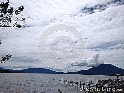 ranau lake Stock Photo