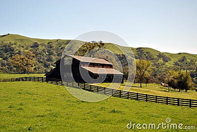 Ranch Barn Stock Photo