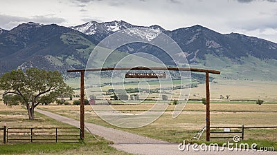 Montana Ranch Editorial Stock Photo