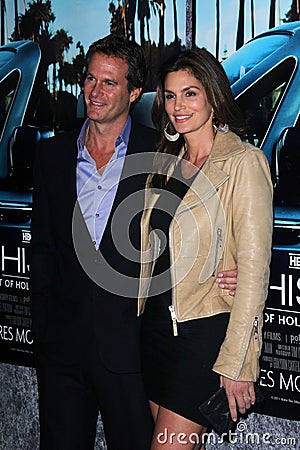 Rande Gerber, Cindy Crawford Editorial Stock Photo