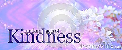 Random Acts of Kindness background Stock Photo