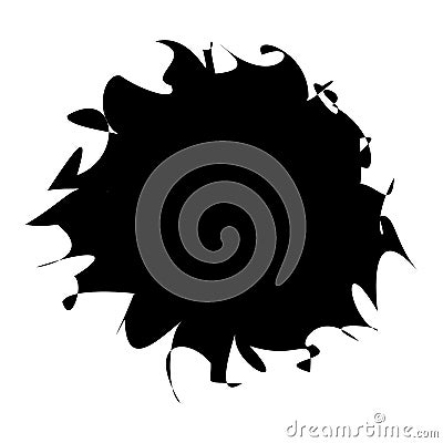 Random amorph, amorphous shape, element vector Vector Illustration