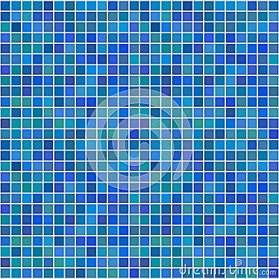 Random blue seamless tiles Vector Illustration