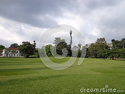 Random capture of a golf ground Stock Photo