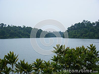 Random capture of a lake. Stock Photo