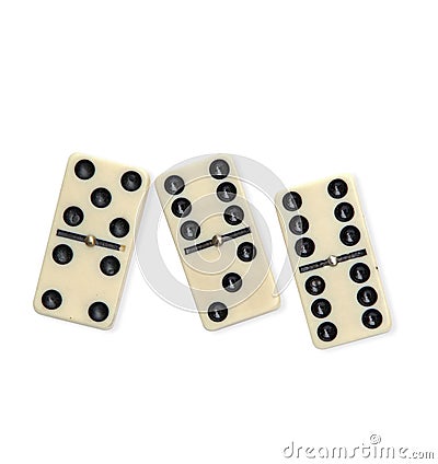 Dominoes Stock Photo